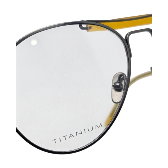 Ray-Ban  limited edition Gun metal and Gold Aviator Glasses titanium - Picture 5 of 8